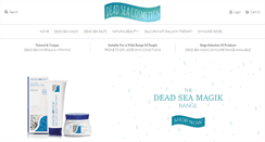 Desktop Screenshot of deadseacosmetics.co.uk