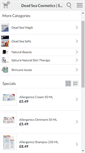 Mobile Screenshot of deadseacosmetics.co.uk